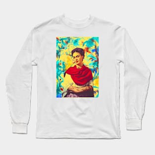 Frida Kahlo Long Sleeve T-Shirt